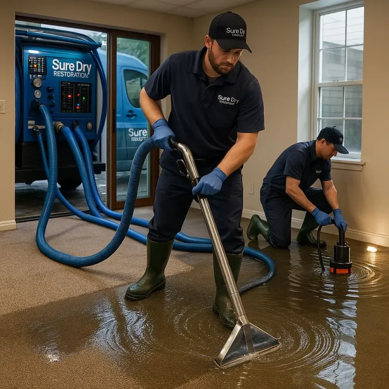 Water Extraction and Removal process in Jefferson Hills, PA